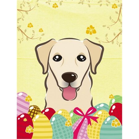 Carolines Treasures Golden Retriever Easter Egg Hunt Canvas House Flag BB1934CHF